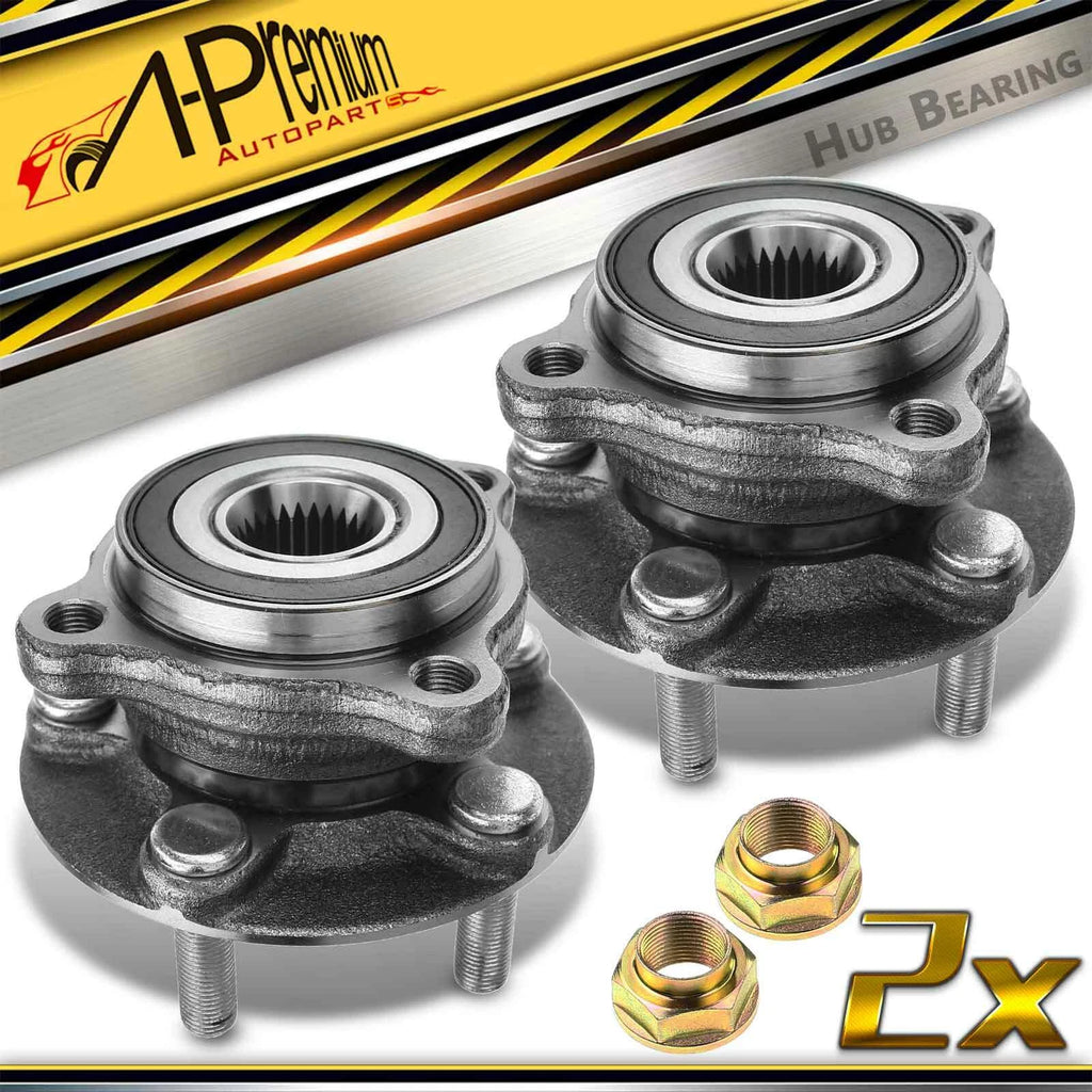 2X Front Wheel Hub & Bearing Assembly for Subaru Forester (2009–2014)