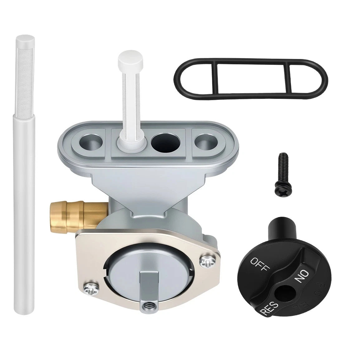 Fuel Petcock w/ Tap Knob Assy for Kawasaki ZZR 600 Ninja ZX-6R ZX-9R (1990–2008)