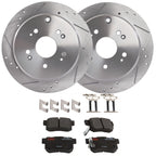 2X Brake Disc and Pad Kit Set for Acura RDX (2008–2012)