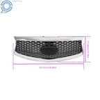 Front Bumper Upper Grille for Infiniti QX60 (2016–2020) with Camera Option