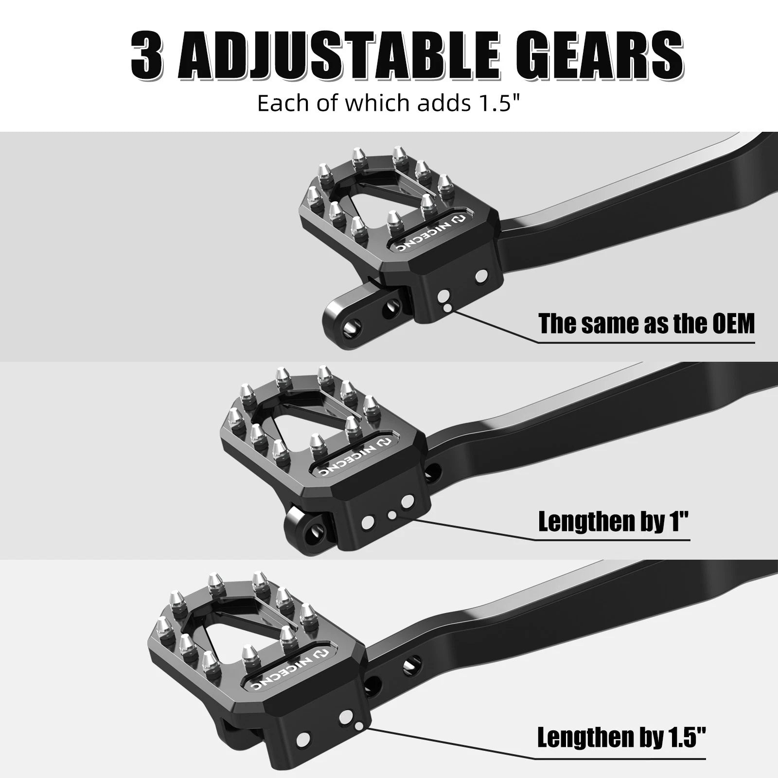 Rear Brake Pedal Foot Lever for Yamaha Blaster (1988–2006) #3JM-27211-10-00