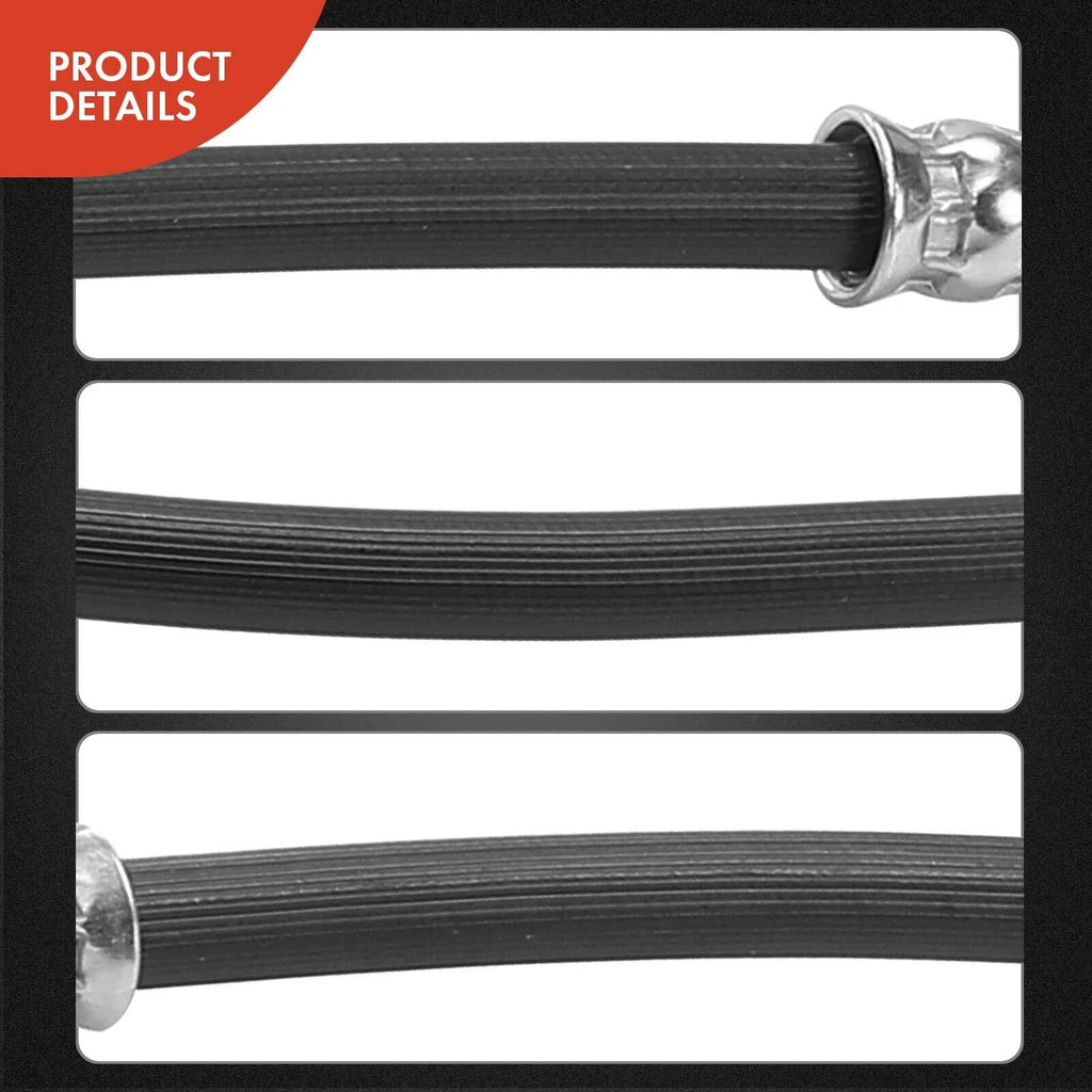 2X Rear Brake Hydraulic Hose for Mercedes-Benz C350 (2009)