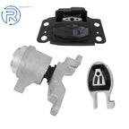 Set of 3 Engine Motor & Transmission Mounts for Ford Fusion (2013-2014)