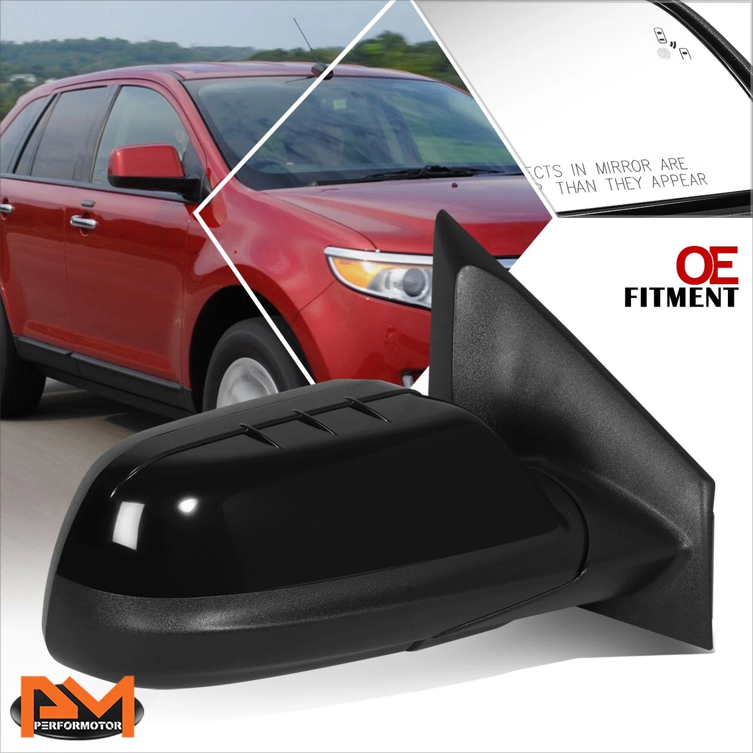 Power Heated Blind Spot Memory Side View Mirror RH for Ford Edge (2009–2011)