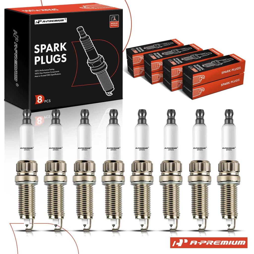 Set of 8 Iridium Platinum Spark Plugs for BMW X5 550i 750i X6 (2010–2013)