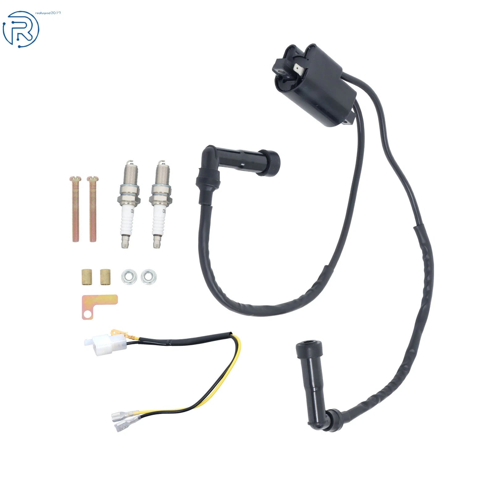 Ignition Coil + Spark Plug 30530-413-003 for Honda CM400E CM400C CB400 (1978–1982)