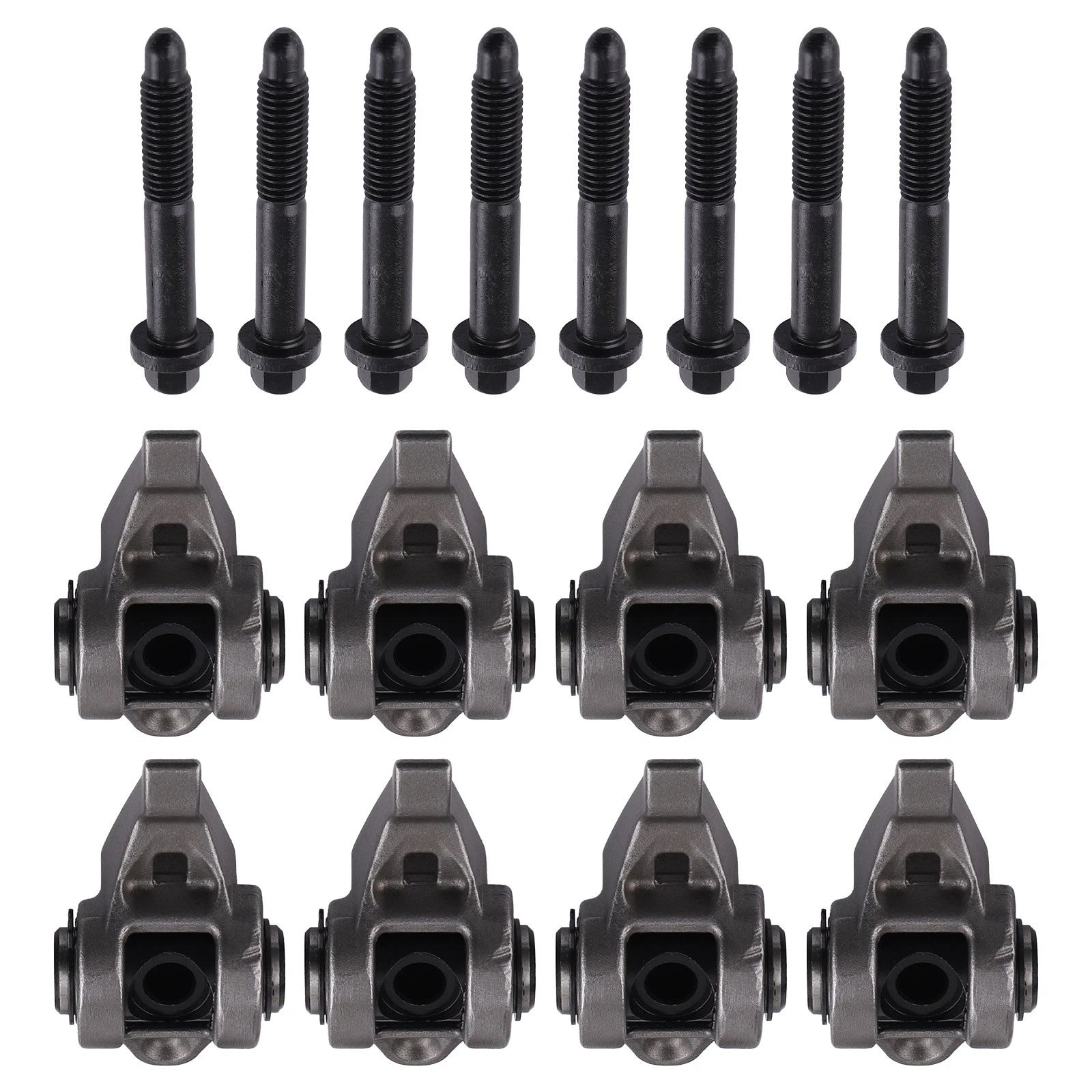 8 Rocker Arms with Trunion Kit for 4.8 5.3 5.7 6.0 Engines LS1 (1999–2006) 12569167 10214664