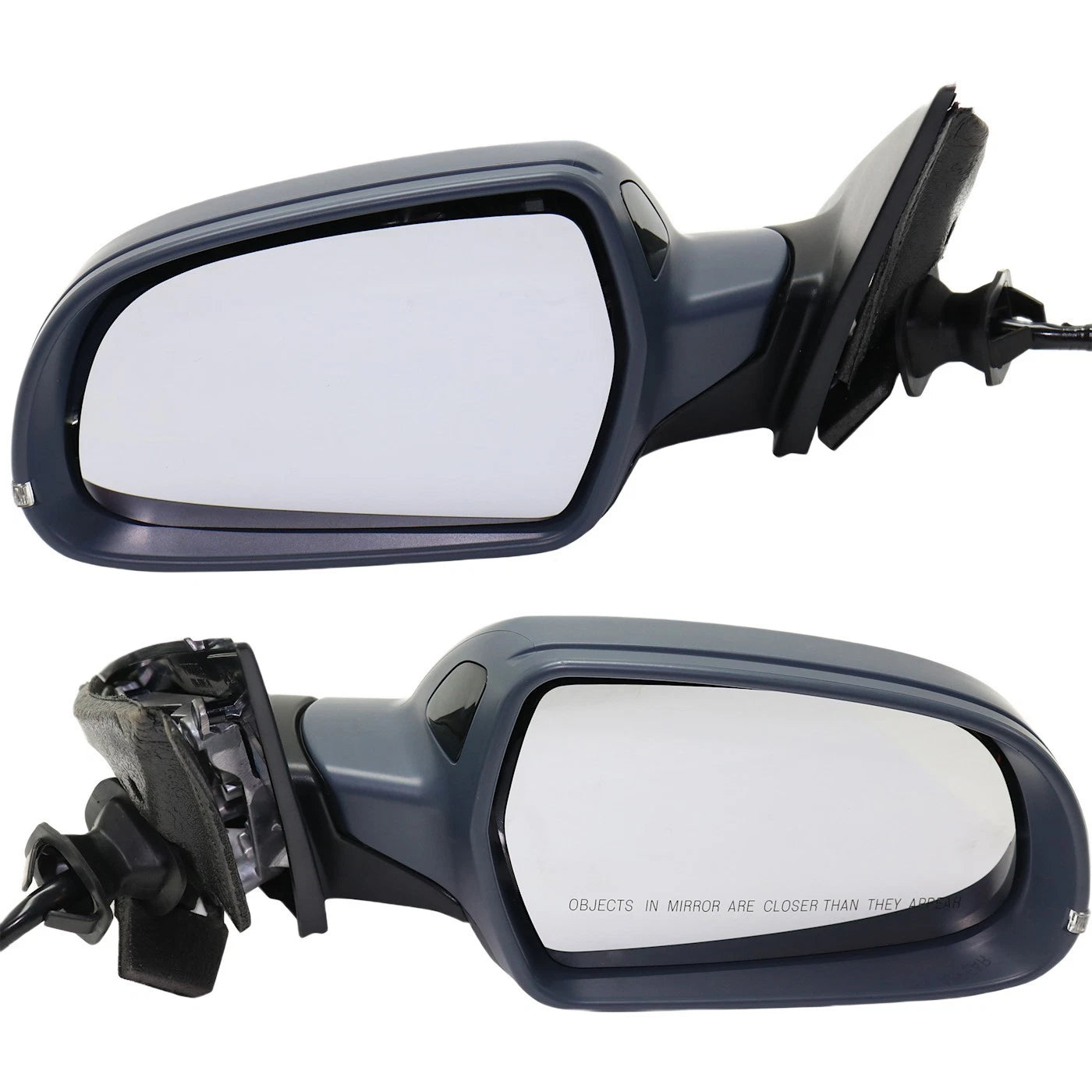 Heated Power Mirror Pair for Audi A4 Quattro (2010–2011) with Lane Change Assist