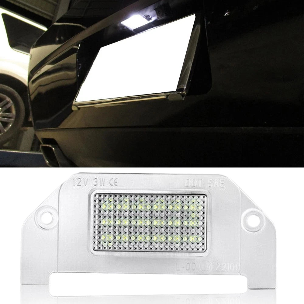 Set of 2 18-SMD LED License Plate Lights for Dodge Charger/Challenger/300 (2006–2014)