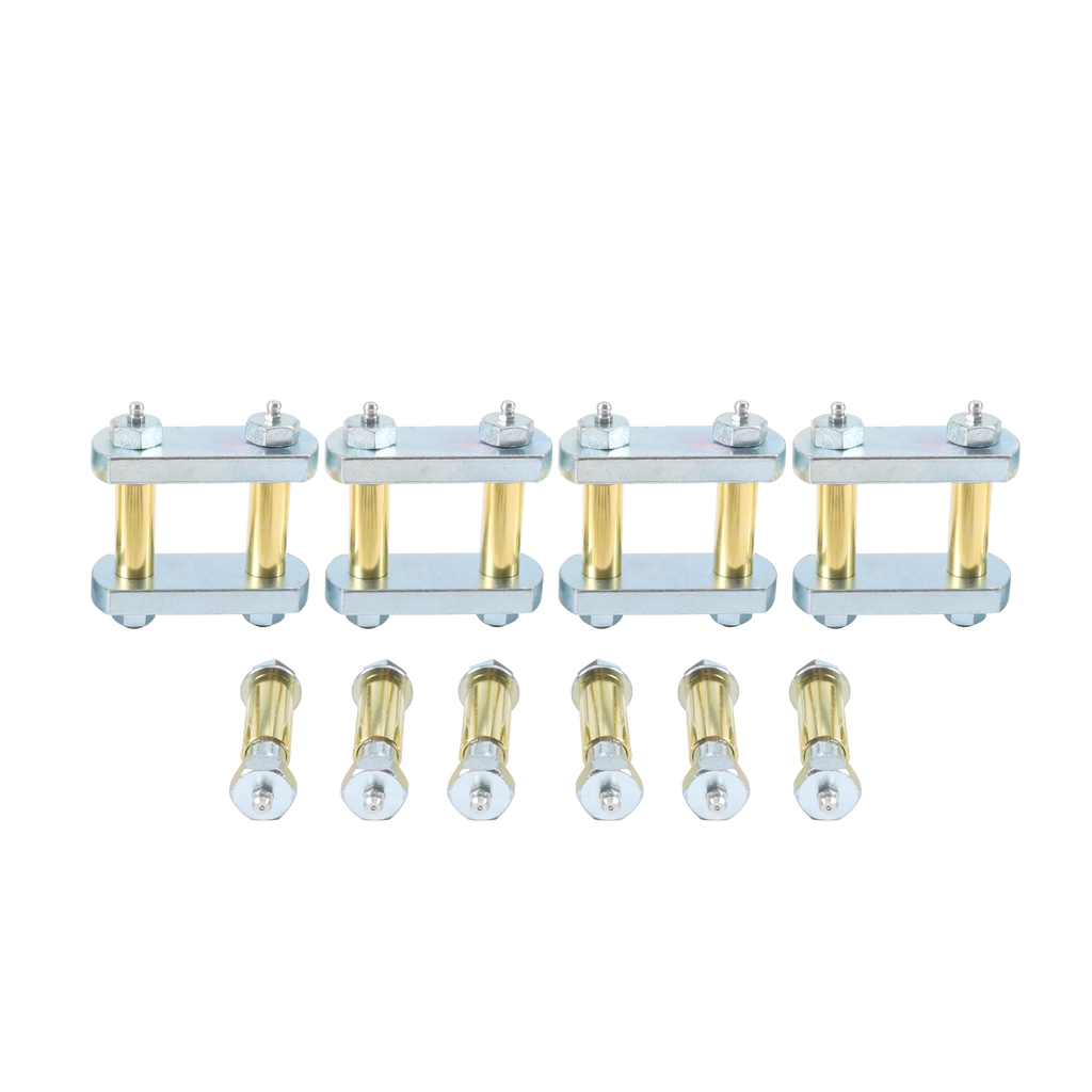 Heavy Duty Greasable Shackle Link Kit for Tandem Axle Trailer Truck