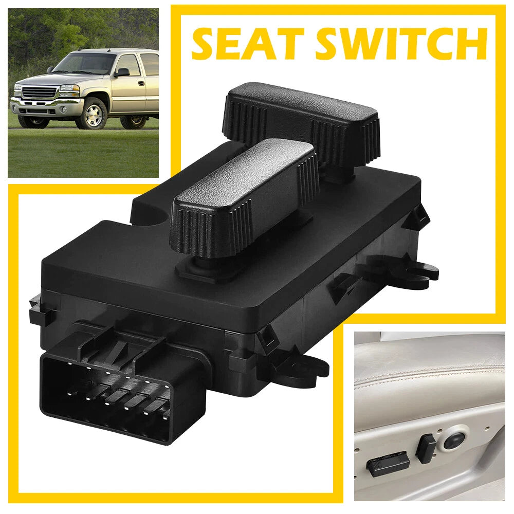 Power Seat Switch for Chevy GMC Hummer Cadillac (1999–2007)