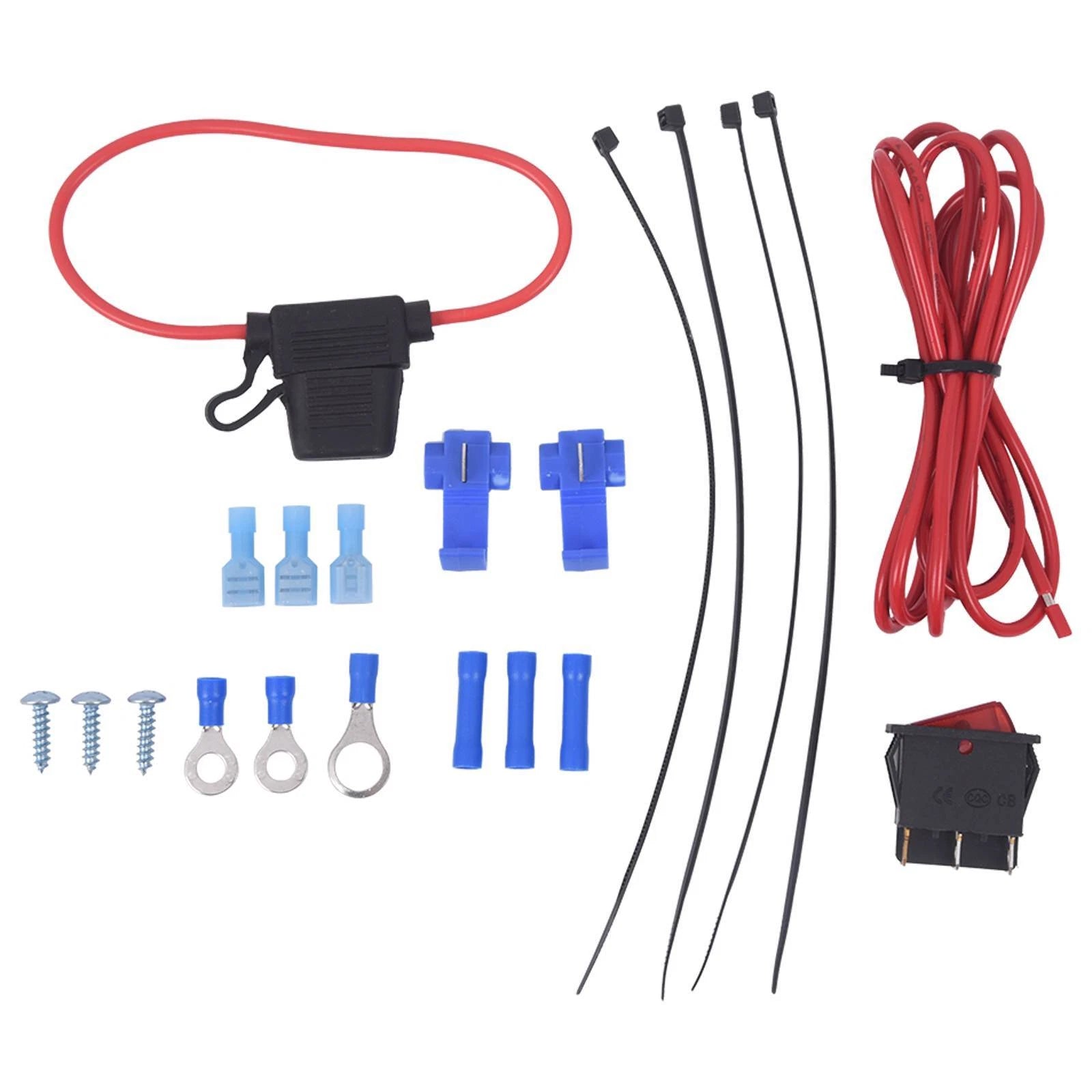 Dual Electric Radiator Cooling Fan Kit for Universal Applications (12V)