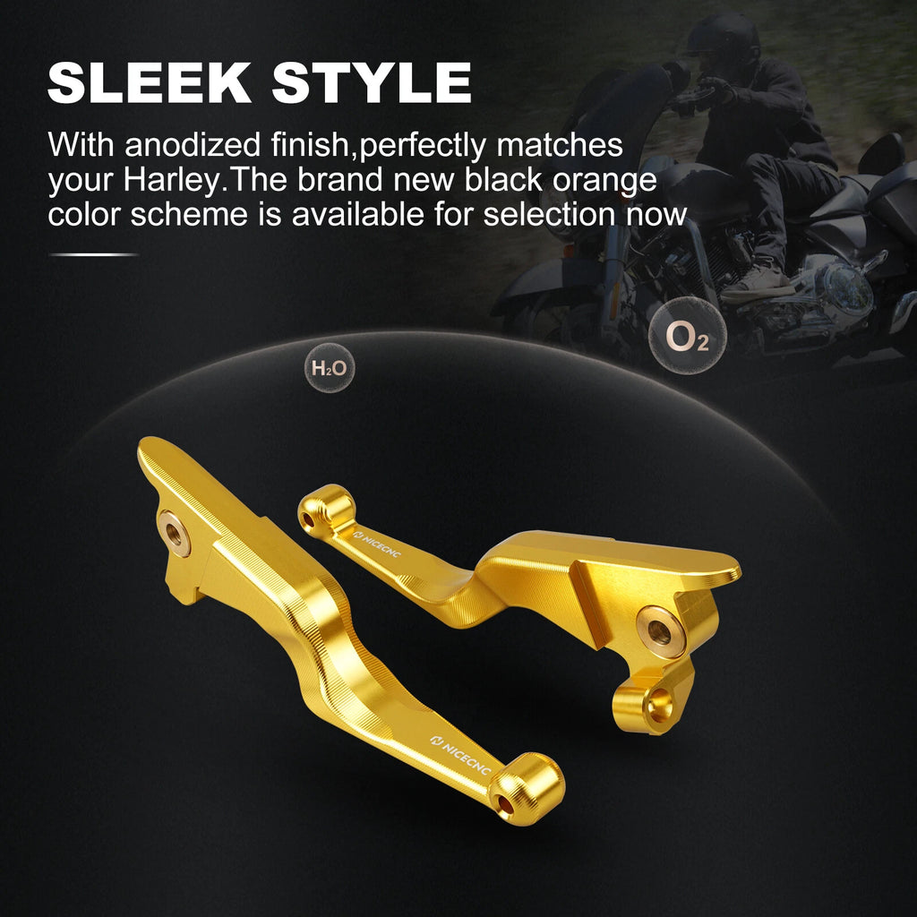 Brake Levers Clutch Levers for Harley Tri Glide Street Glide (2006–2023) 42859-06B