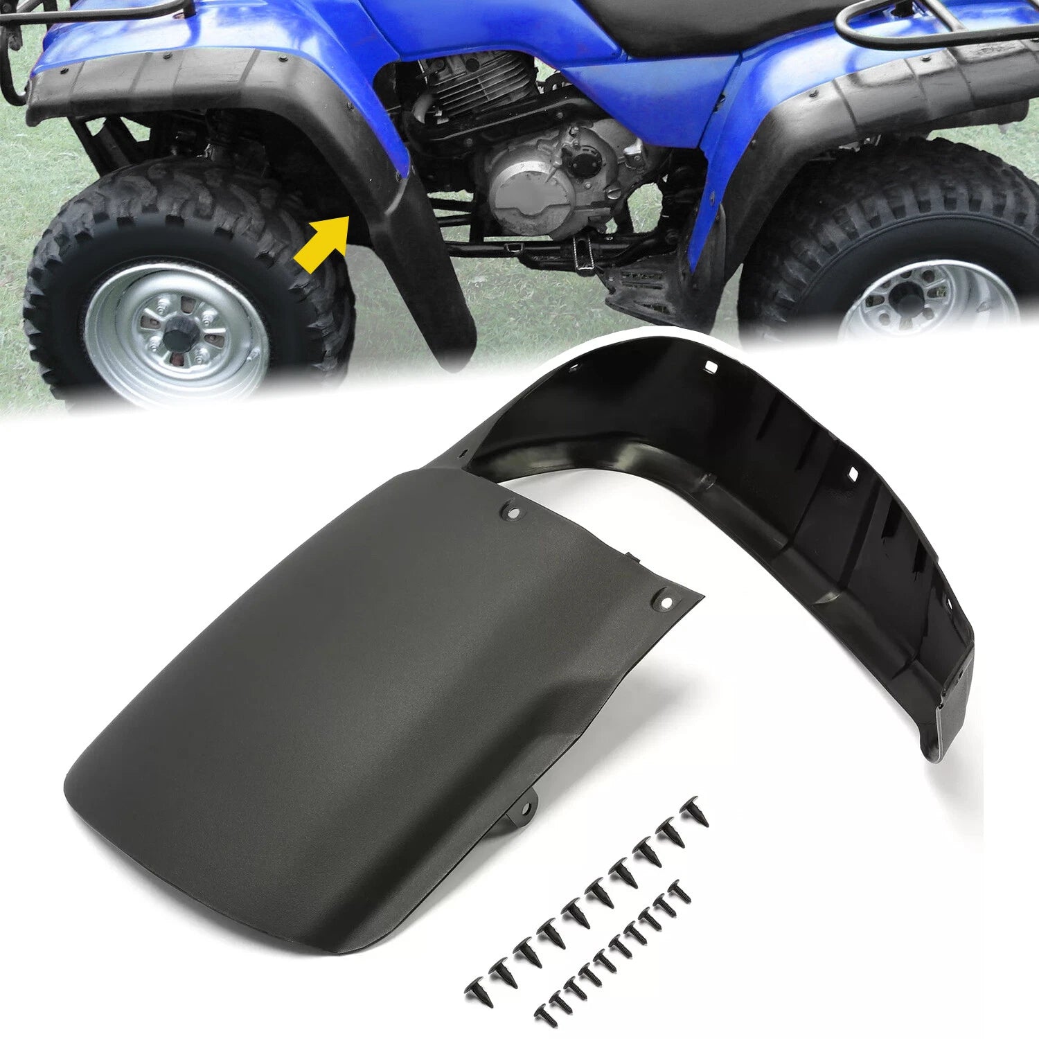 Front Left Fender Flare Mud Flap Guard for Honda FourTrax 300 TRX300 (1996–2000)
