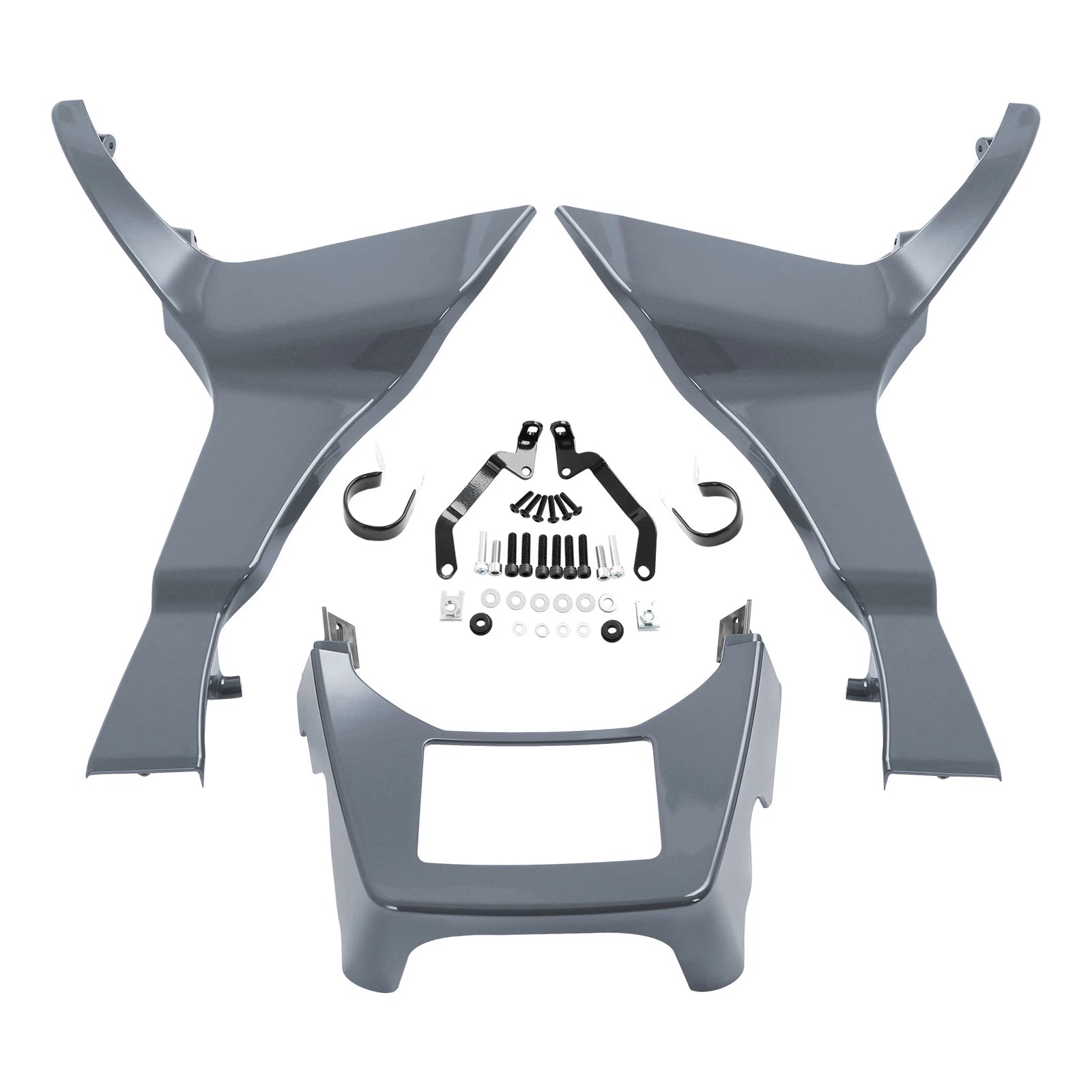 Side Fairing Chin Spoiler Cover for Harley Road Glide (2017–2024) Gunship Gray