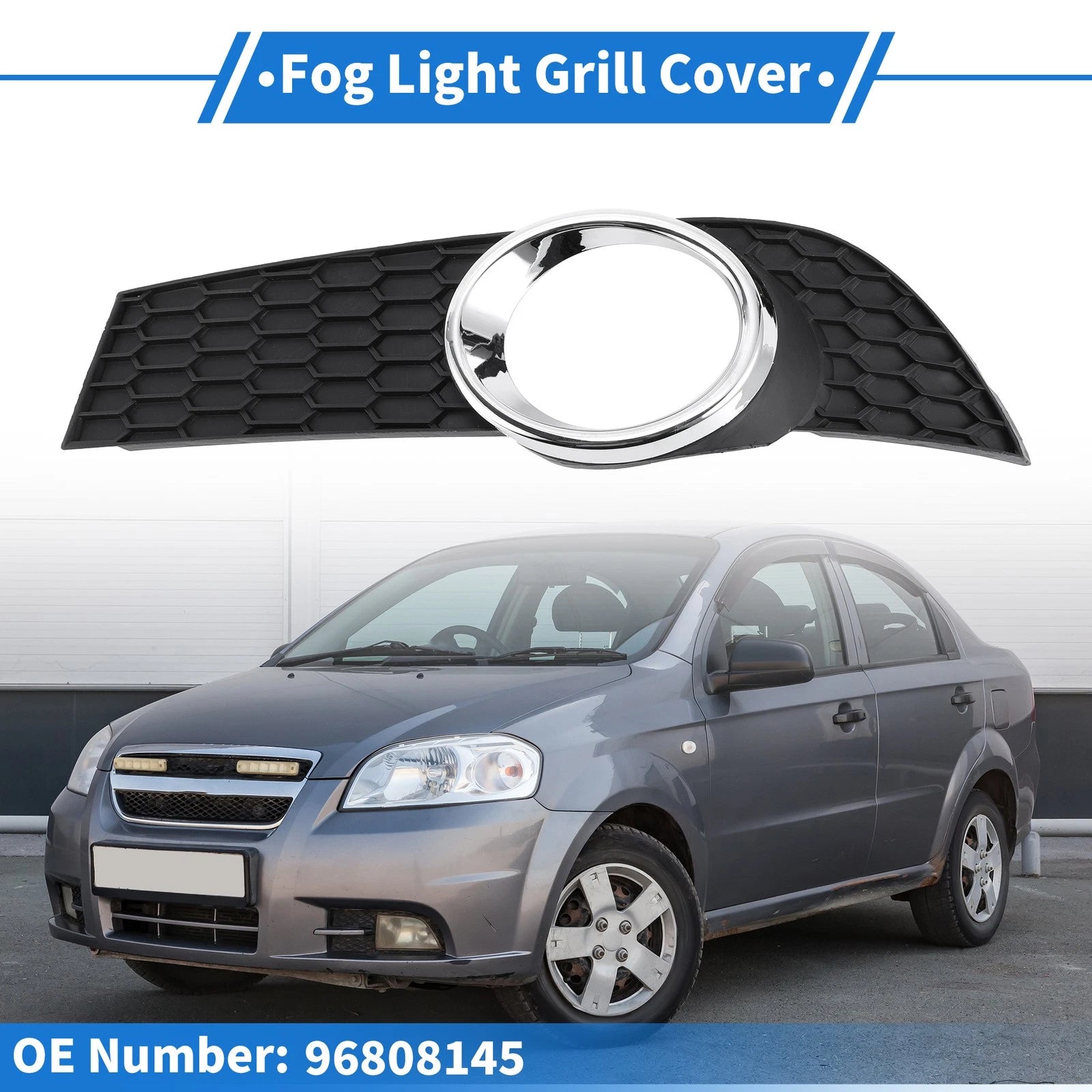Fog Light Grill for Chevrolet Aveo (2009–2011) No. 96808145