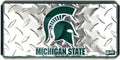 Diamond License Plate for Michigan State Spartans