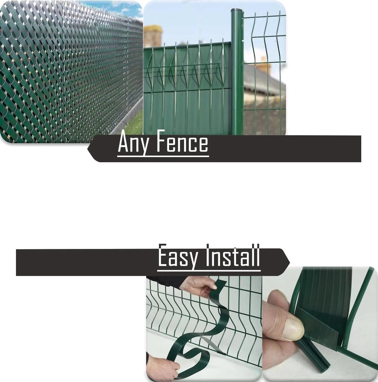 Privacy Tape Weave for Chain Link Fence (75m/250ft)