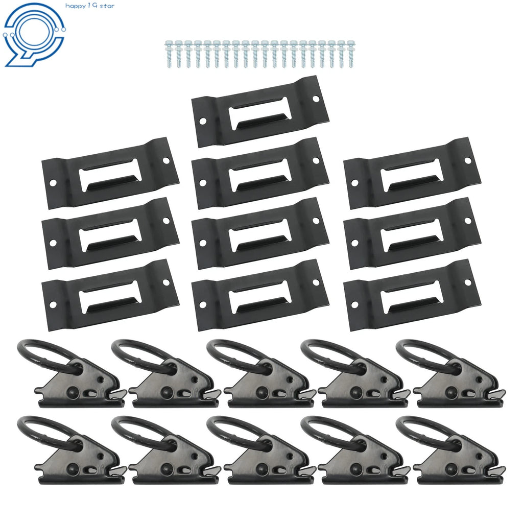 10 Pack E Track Tie Down Slots for Trailers