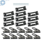 10 Pack E Track Tie Down Slots for Trailers