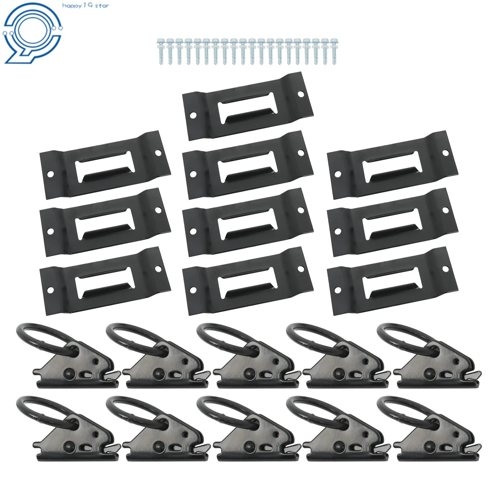 10 Pack E Track Tie Down Slots for Trailers