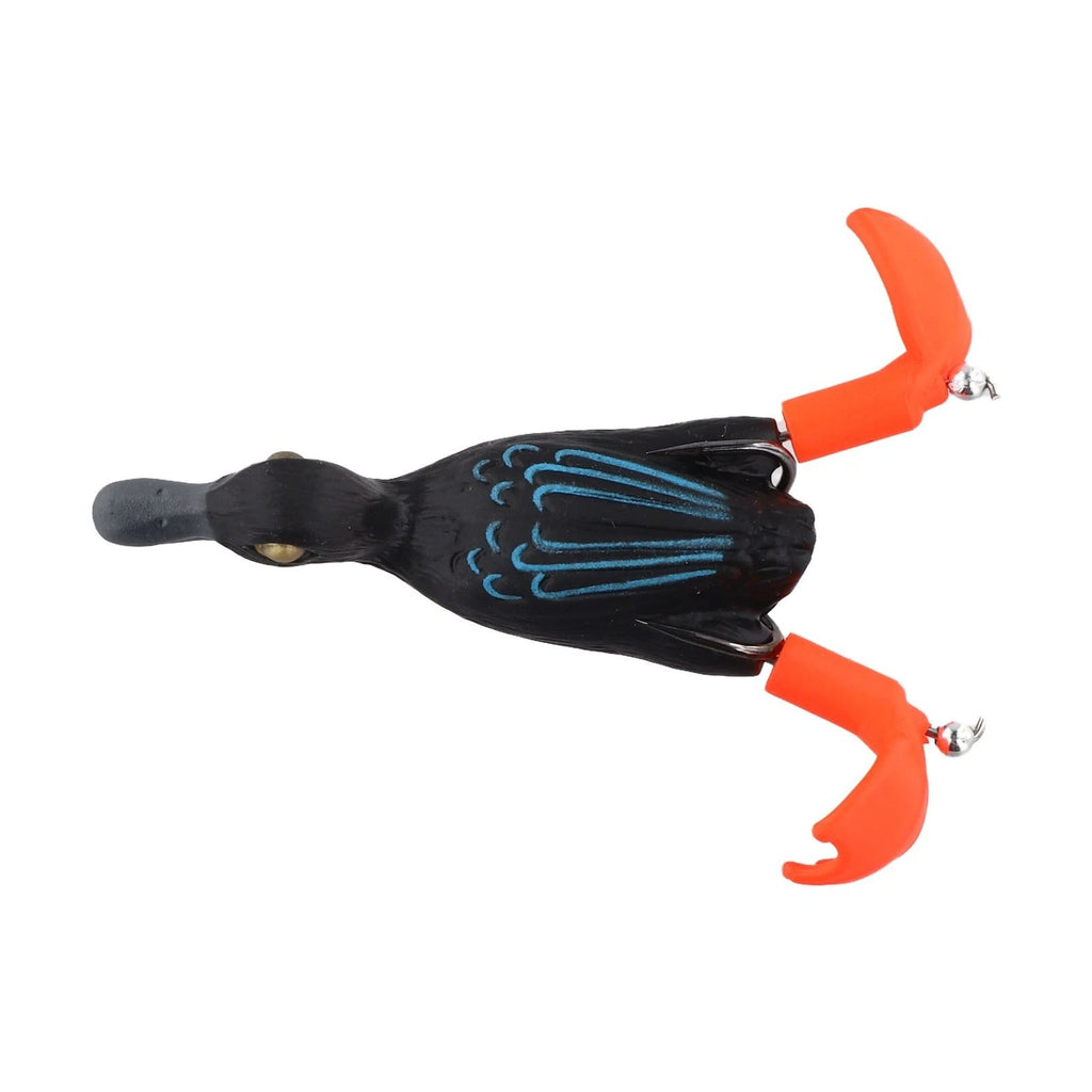11g Floating Duck Lure with Rotating Legs for Fishing Trips