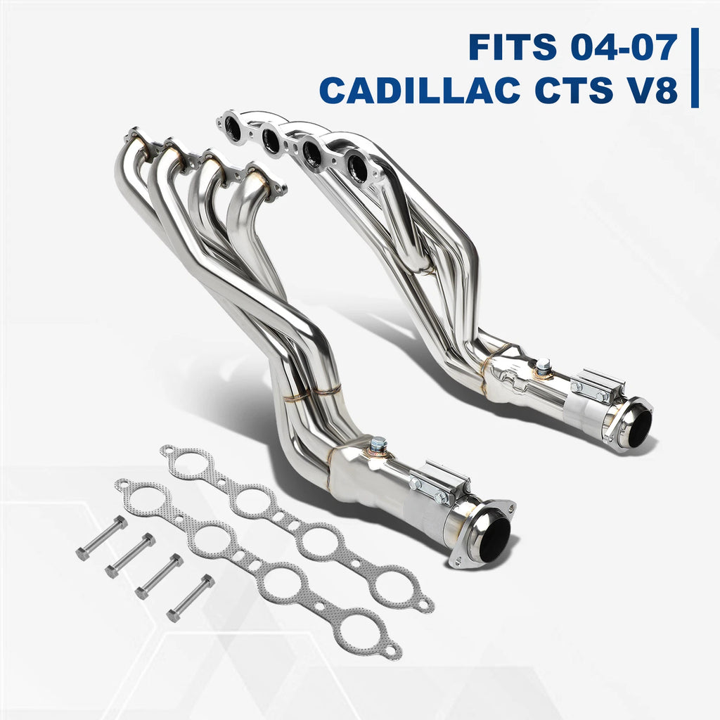 Set of 2 Exhaust Manifold Headers for Cadillac CTS V8 (2004–2007)