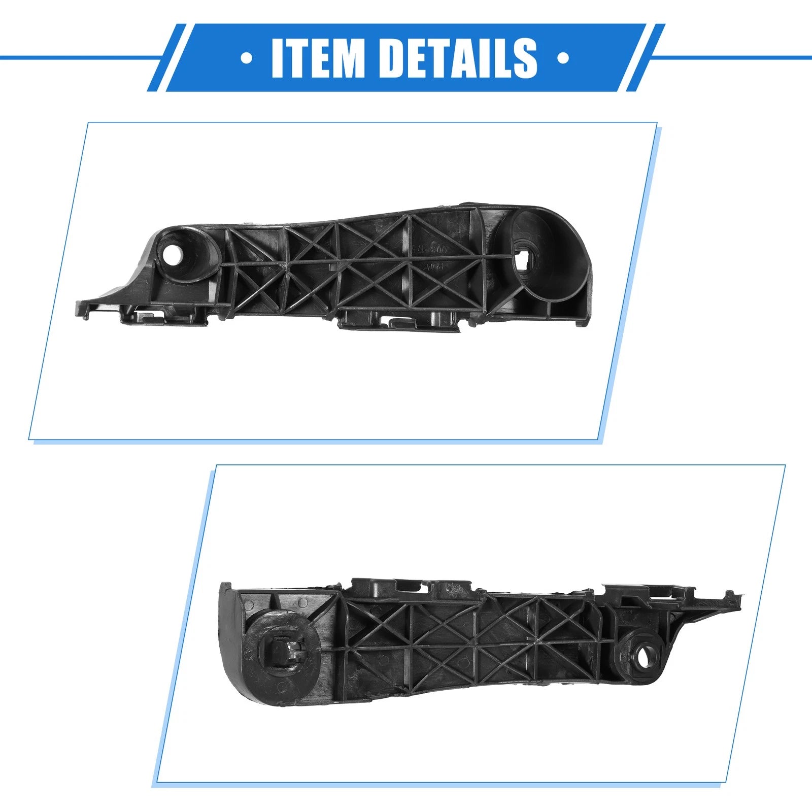 Set of 2 Front Bumper Mounting Support Brackets for Toyota RAV4 (2006–2012)