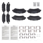 8pcs Ceramic Brake Pads Set for Nissan Rogue Select (2014–2015) D1374