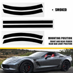 Smoke Side Markers Tint Overlay Vinyl for Chevy Corvette C7 (2014–2019)