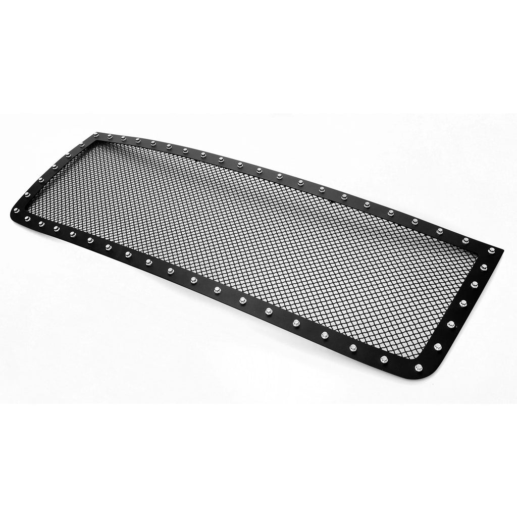 Stainless Black Mesh Rivet Grille for GMC Sierra 2500/3500 (2007–2010)