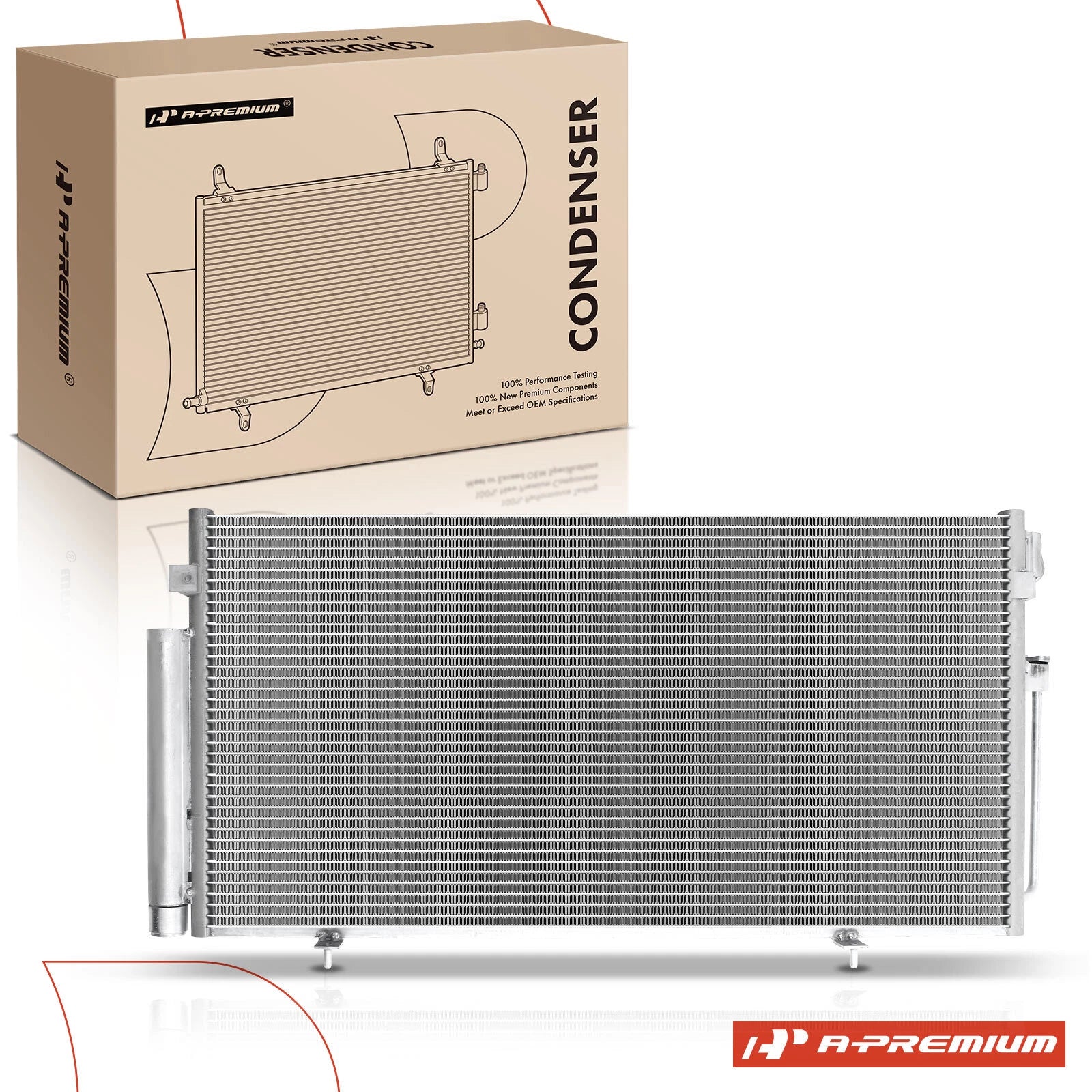 A/C Condenser with Receiver Drier for Subaru Impreza (2003–2007)