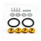 JDM Aluminum Quick Release Fastener Kit for Racing Car