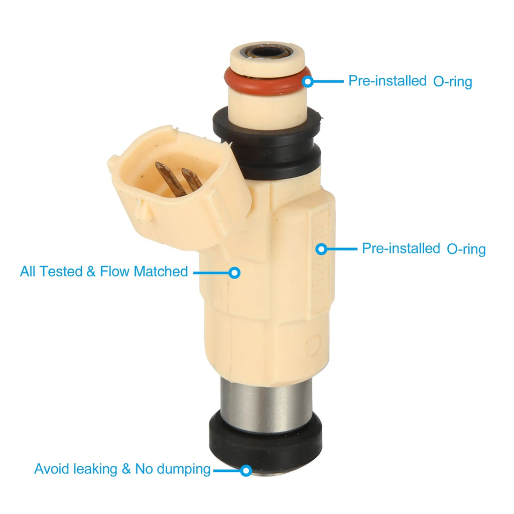 6X CDH240 Fuel Injector Nozzle for Mitsubishi Eclipse 2.4L (2001–2005)