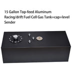 Set of 1 Slim Race Drift Fuel Cell Gas Tank for Universal Applications (60L)