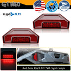 Set of 2 Red LED Tail Lights for Polaris Ranger 900 1000 XP