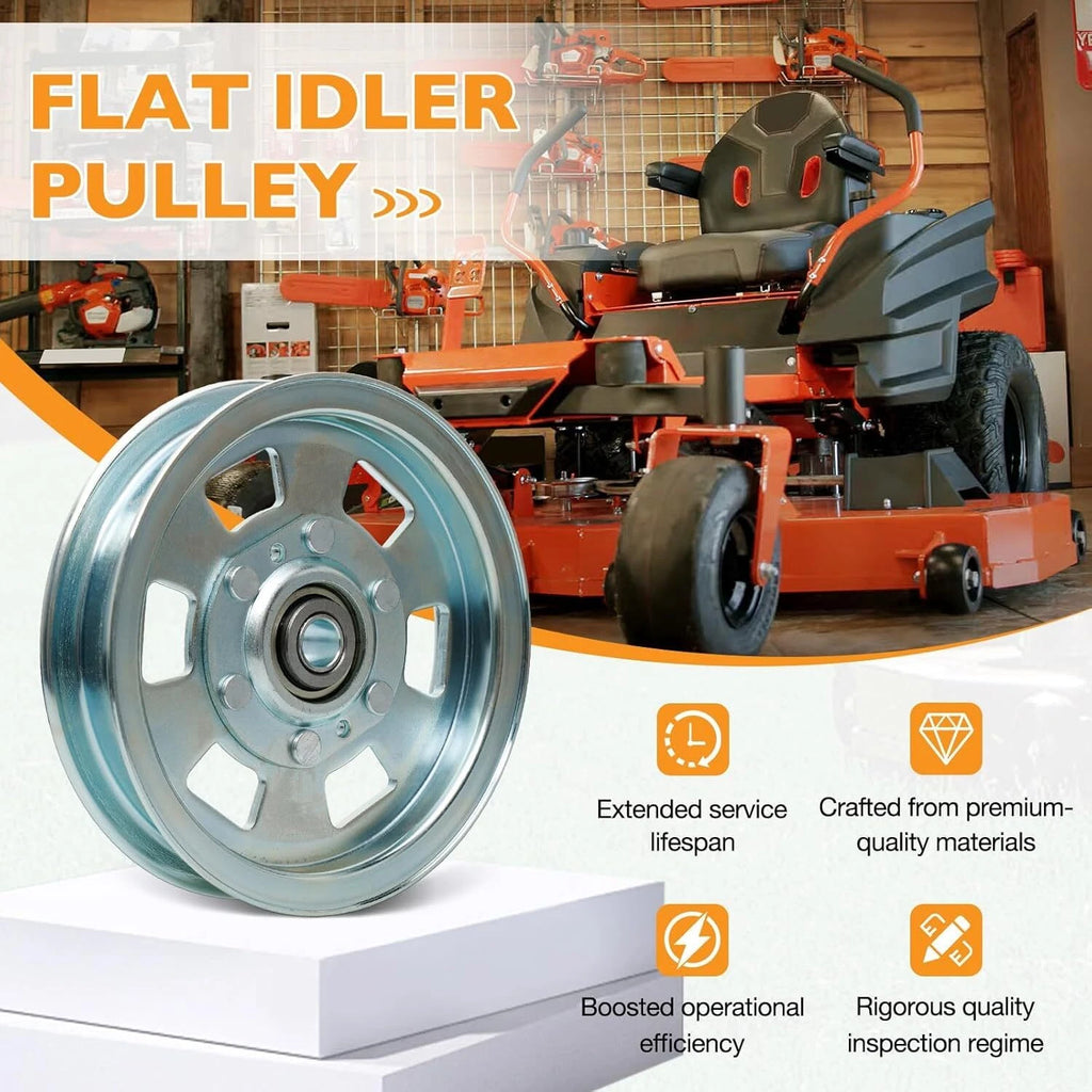 3X Flat Idler Pulley for Bad Boy ZT Series (48" 50" 54" 60")