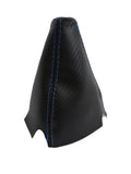 Manual Shift Boot for Acura TSX (2004–2008) Carbon Fiber Blue Stitch