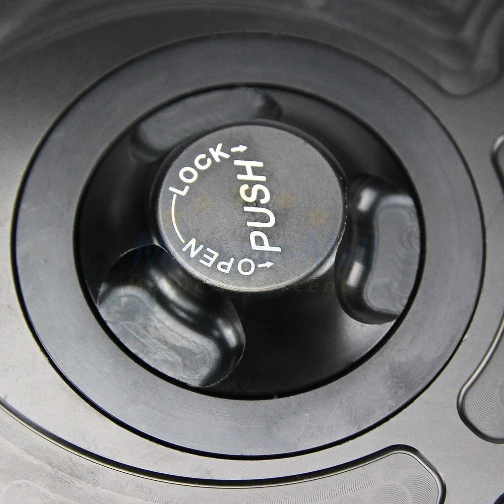 Keyless Fuel Gas Tank Cap Cover for Kawasaki ZX10R ZX14 (2006–2013)