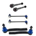 Set of 4 Tie Rod Ends & Sway Bar Links for Toyota Highlander