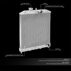 Full Aluminum 2-Row Racing Radiator for Civic/CRX/Del Sol/Integra (MT)
