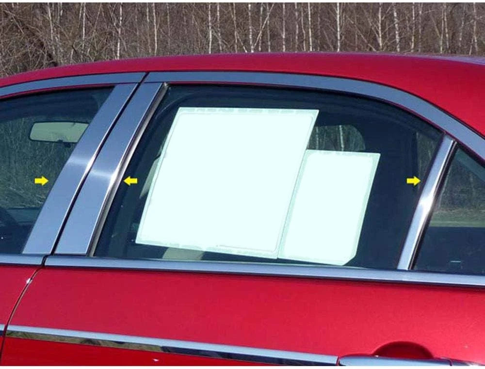 6pc. Luxury FX Chrome Pillar Post Set for 2006-2012 Lincoln MKZ