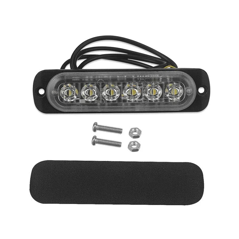 6LED White Work Light Bar for Off-road Vehicle DC 12V-24V