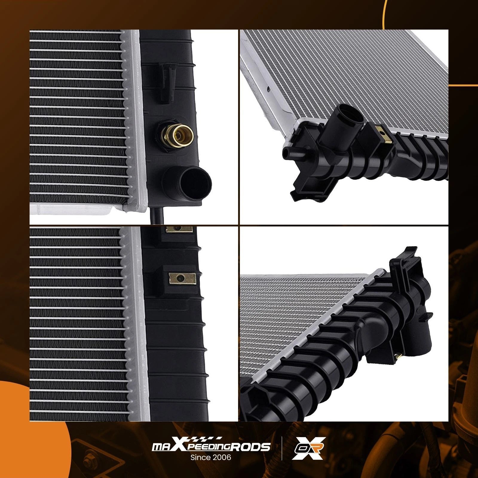 Engine Room Radiator for Chevrolet Equinox 3.4L (2005–2006)