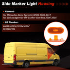 Side Marker Light Housing for Mercedes-Benz Sprinter, VW Crafter (A0038202956)