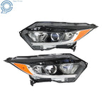 Set of 2 Halogen Headlight Assemblies with LED DRL for Honda HR-V (2019–2021)