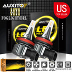 2X LED Fog Light Bulbs for H11 H16 H8 (Compatible with Various Models)