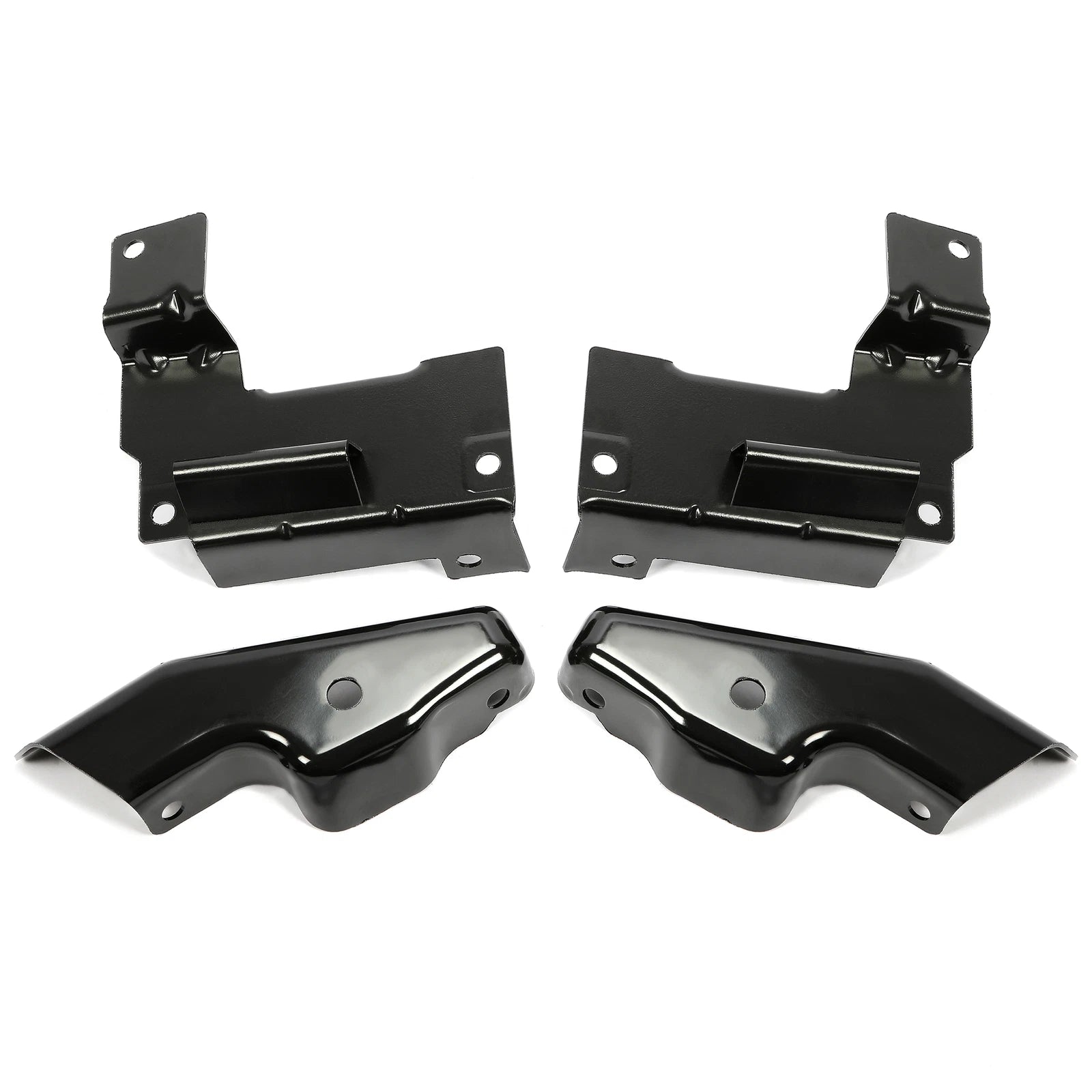 Set of 4 Bumper Brackets for Chevrolet Silverado 1500 2500HD (1999-2007)