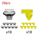 Set of 20 Plastic Moulding Clips for Nissan Juke (2010–2019) 76882-JG10A / 76847-JG00A