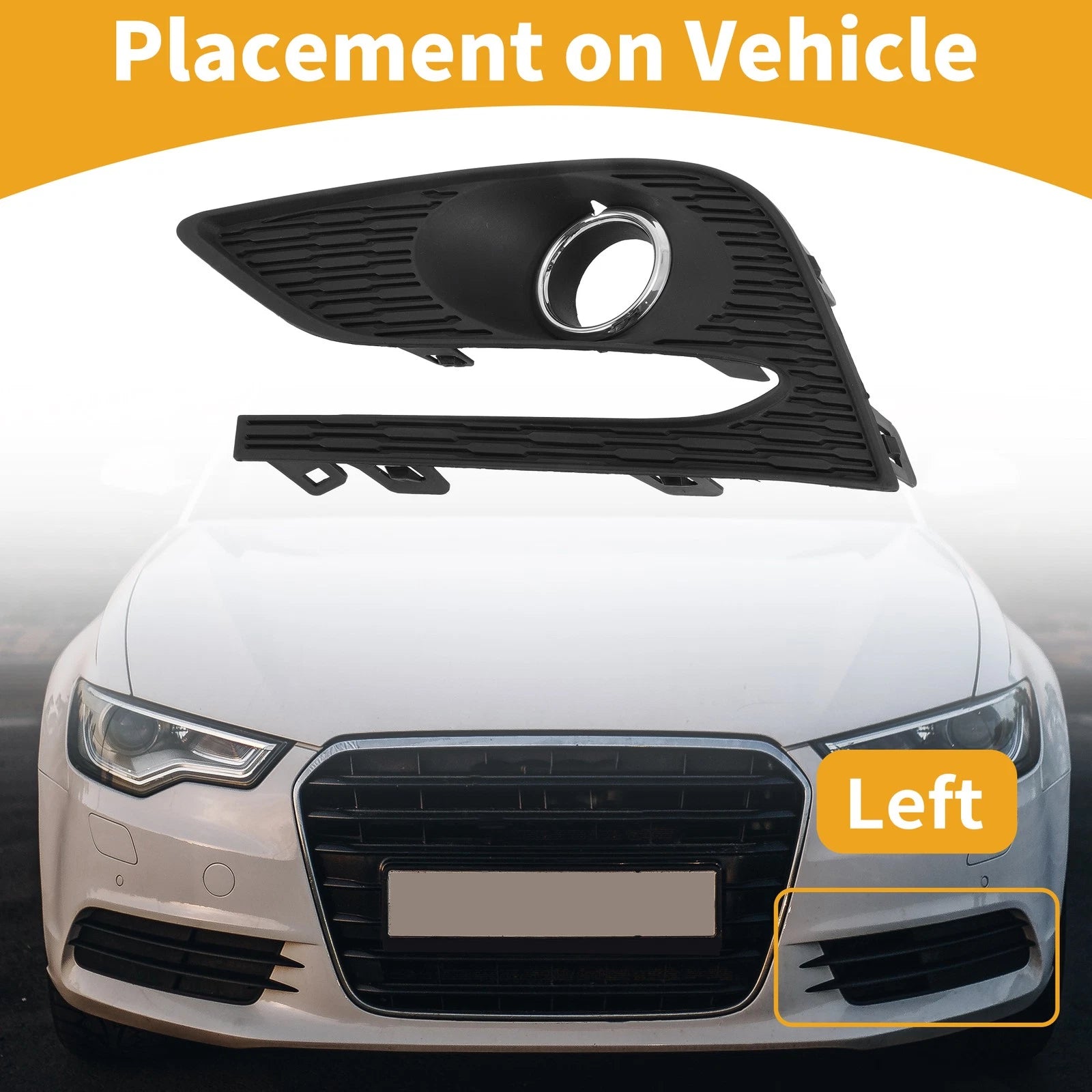 1 Pc Fog Light Grill for Chevrolet Cruze (2016–2019) No. 23422709